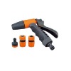 Adjustable plastic spray gun set