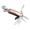 Adjustable spanner with rubber insert handle