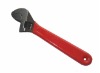 Adjustable wrench with PVC handle