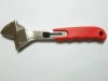 Adjustable wrench with TPR handle