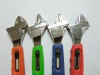 Adjustable wrench with TPR handle