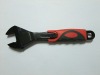 Adjustable wrench with TPR handle