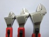 Adjustable wrench with TPR handle