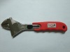 Adjustable wrench with TPR handle