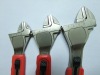 Adjustable wrench with TPR handle