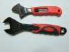 Adjustable wrench with TPR handle