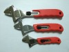 Adjustable wrench with TPR handle