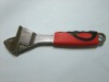 Adjustable wrench with TPR handle