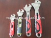 Adjustable wrench with TPR handle 40Crv
