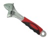 Adjustable wrench with TPR handle,with scale