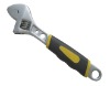 Adjustable wrench with soft handle