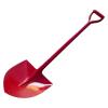 All metal big round spade in red color & Y grip S518-1MHY