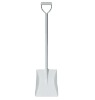 All metal square shovel with long handle (S501MD)