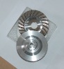 Aluminium diamond Turbo Wave Grinding Cup Wheel for granite