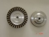 Aluminium turbo diamond cup wheel