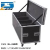 Aluminum LED lighting system case with caster