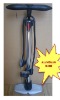 Aluminum base high pressure floor pump