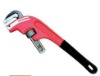 America type heavy duty pipe wrench dipped hanlde