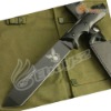 American Army-Flames lion Stainless Steel Multi Functional Sliding Blade Knife DZ-970