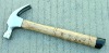 American type Claw Hammer with wooden handle
