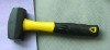 American type stonning hammer with plastic handle