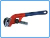 Angle type pipe wrench