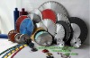 Asphalt & Green Concrete Cutting Diamond Saw Blades with protect teeth