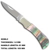 Attractive Design Celluloid Handle Backlock Knife 5098LC