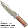 Attractive Design Wooden Handle Combat Knife 2147L
