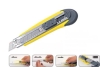 Auto lock professional deluxe heavy duty cutter knife