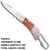 Backlock Wooden Handle Knife 5025W-N