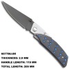 Beautiful Aluminum Handle Knife 6077BU-B5