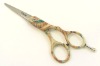 Beauty Zinc-Alloy Grip Feather Tattoo Hairdressing Scissors