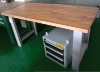 Beechwood top workbench movable workbench