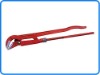 Bent nose pipe wrench