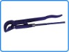 Bent nose pipe wrench