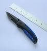 Black Coating Pocket Knife With Aluminum Handle