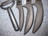 Black balde ceramic knife,kitchen knives