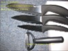 Black blade ceramic knife,kitchen cutlery