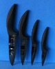 Black ceramic blade knife,mirror polish black blade.kitchen ceramic knives with mirror polish finish