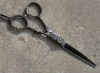 Black color Hair scissors/hair cutting razor