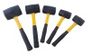 Black rubber fiber handle Mallet Hammer
