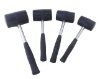 Black rubber steel handle Mallet Hammer