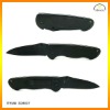 Blacking coating rubber knife