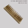 Brass wire brush