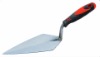 Bricklaying trowel with soft grip handle