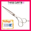 Bright Chrome handle FREE case 6 inch hairdressing scissors 136A