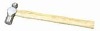 British Type Ball Peen Hammer with Wooden Handle