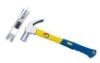 British claw hammer double color plastic handle