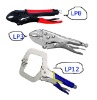 C clamp heavy duty plastic coated locking plier